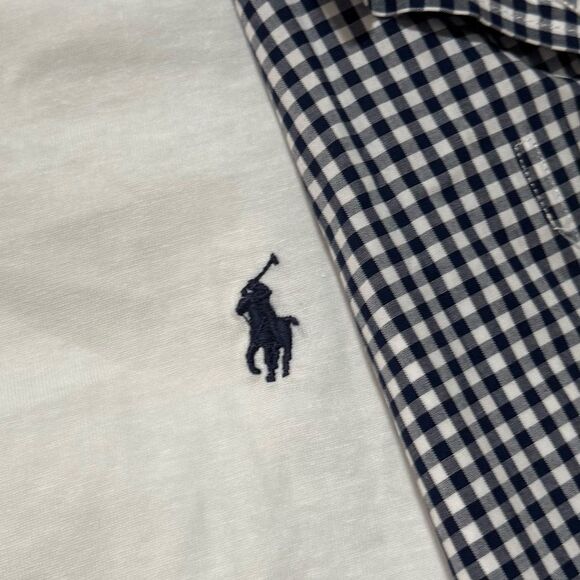 NWT Boys Ralph Lauren Polo + Southern Lure Dress Shirt Bundle Navy sz L - Picture 2 of 4